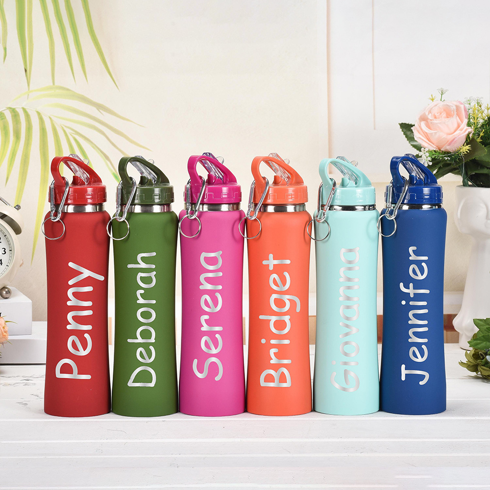 Sports Water Bottle Insulated - 이름이 새겨진 맞춤형 스테인리스 스틸 물병,