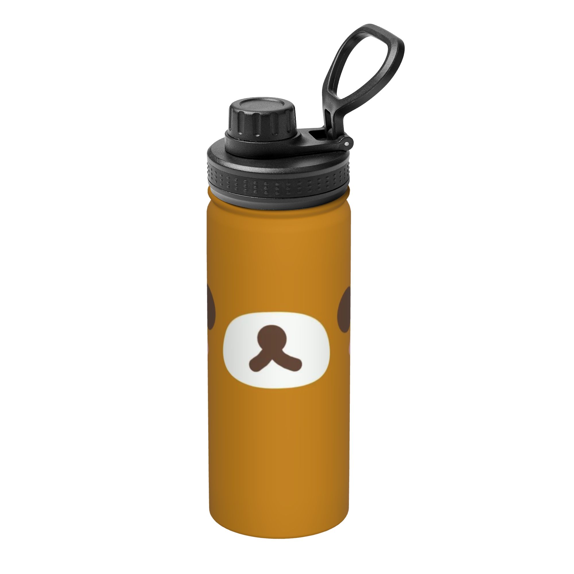 만화 캐릭터 ‘릴라쿠마’가 그려진 18온스 스포츠용 보 - Sports Water Bottle Insulated 리뷰 및 가격